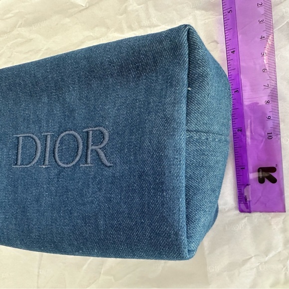 Dior Beauty Denim Cosmetic Bag with samples - Picture 5 of 6